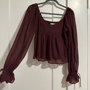 Abercrombie blouse new without tags never worn